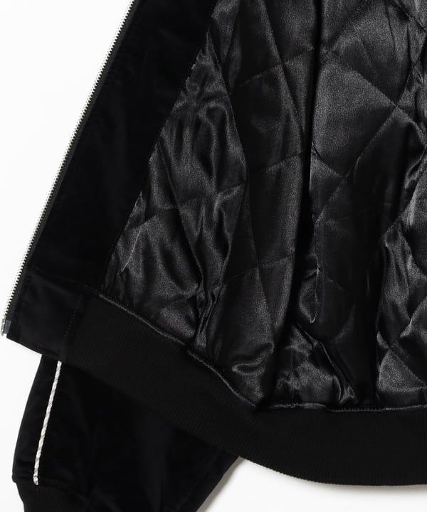 BEAMS（ビームス）リラックスフィット ベロア スカジャン（ブルゾン