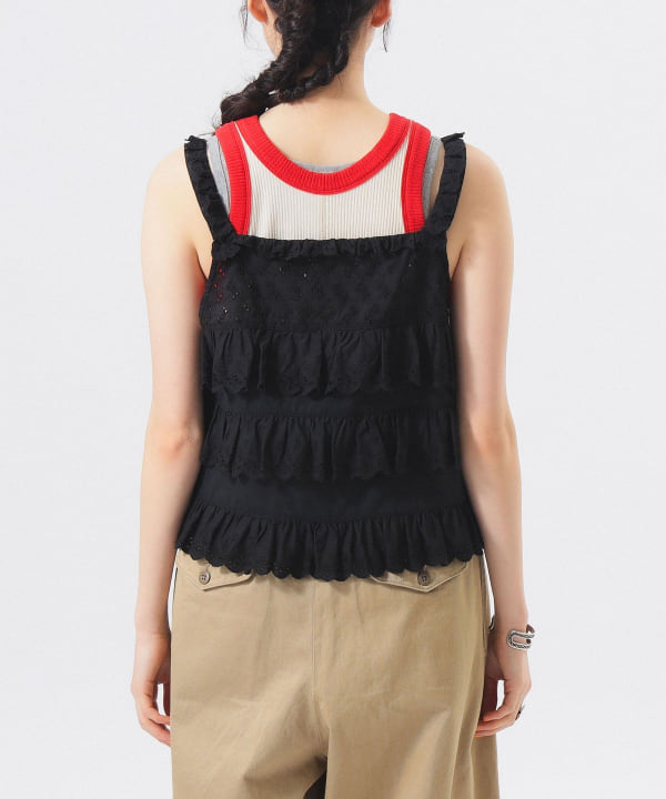 BEAMS BOY（ビームス ボーイ）カットワーク キャミソール（シャツ