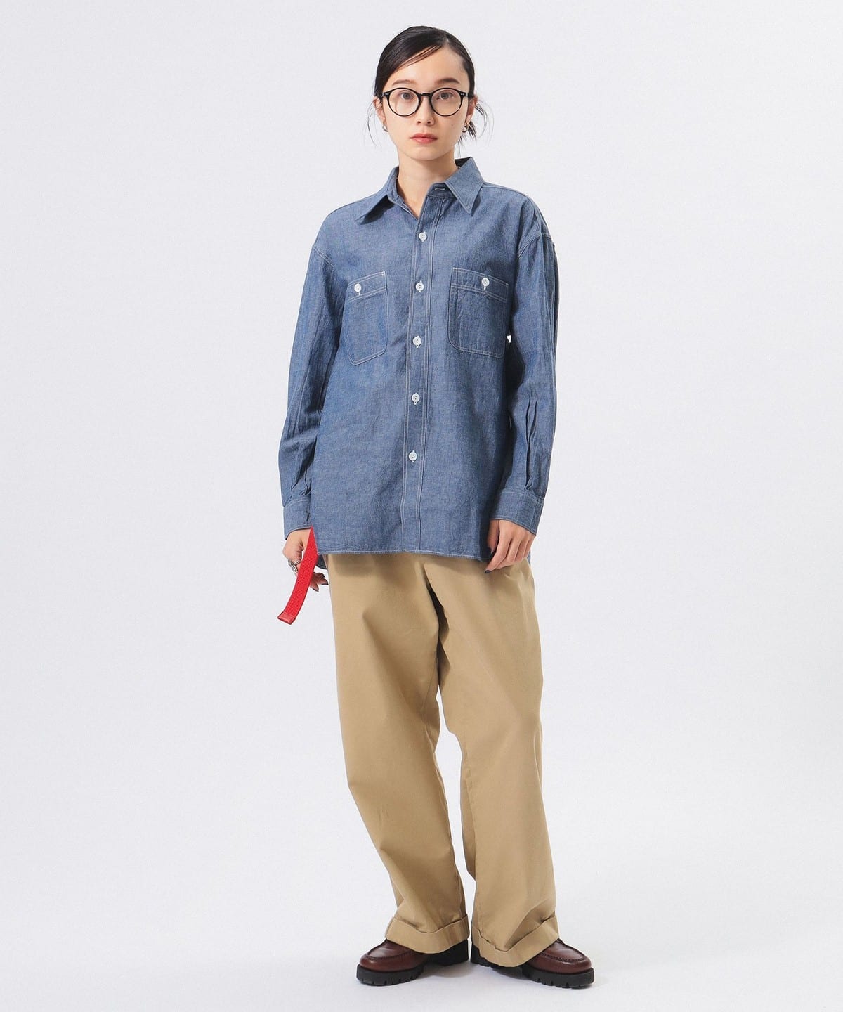 BEAMS BOY（ビームス ボーイ）【別注】BUZZ RICKSON'S / シャンブレー