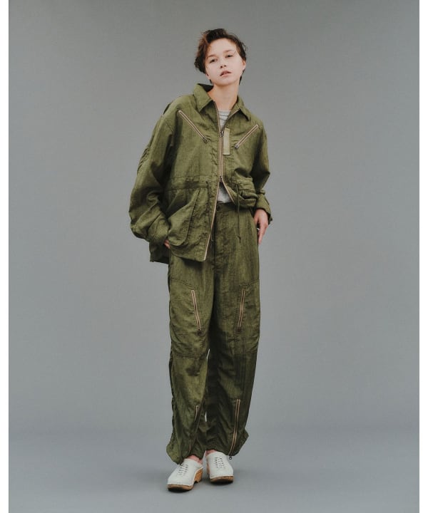 BEAMS BOY（ビームス ボーイ）ナイロン オックス ミリタリー パンツ