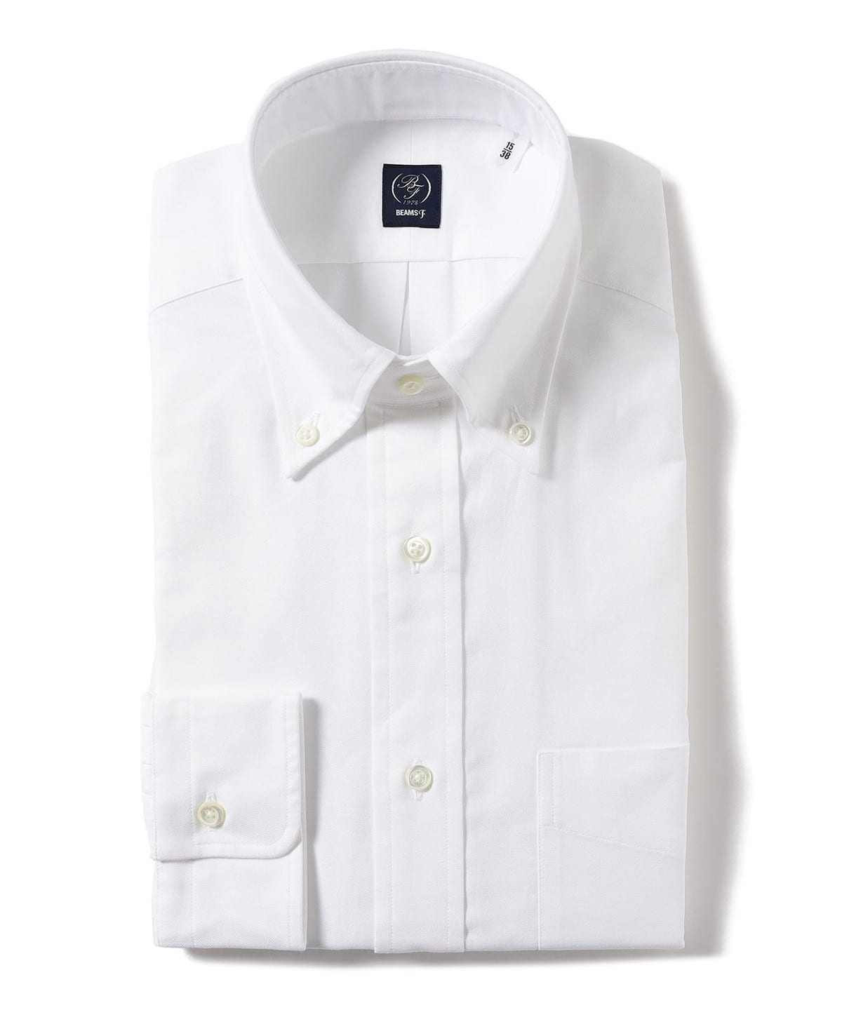 BEAMS F（ビームスF）3プライ オックスフォード ボタンダウンシャツ