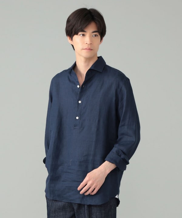 BEAMS F（ビームスF）Maria Santangelo / POLO JP リネン プルオーバー