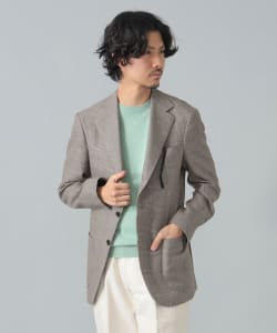 グレンチェックのジャケット。〈BEAMS F〉｜ビームス ハウス 六本木｜BEAMS