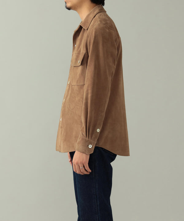 BEAMS F (BEAMS F)【Special order】CINQUANTA / Suede Shirt Blouson