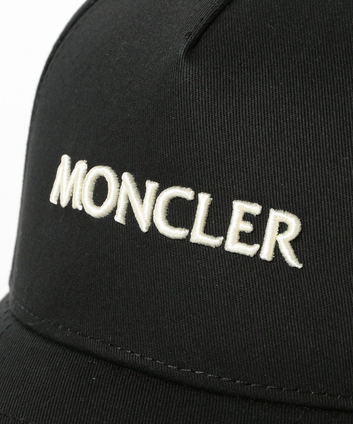 BEAMS F（ビームスF）MONCLER / 刺繍ロゴ ベースボール キャップ（帽子