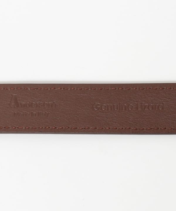 BEAMS F（ビームスF）Anderson's / リアルリザードレザー ラップド