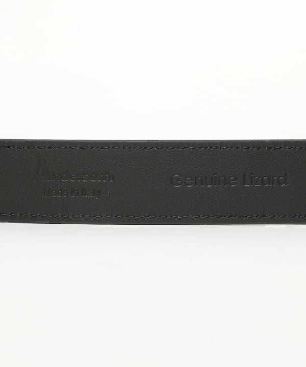 BEAMS F（ビームスF）Anderson's / リアルリザードレザー ラップド