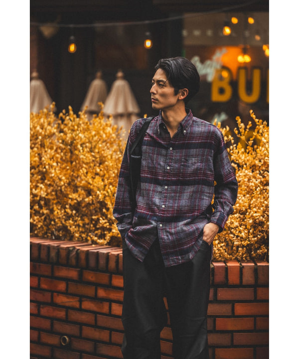 BEAMS PLUS（ビームス プラス）B.D. Classic-fit Indian flannel Plaid