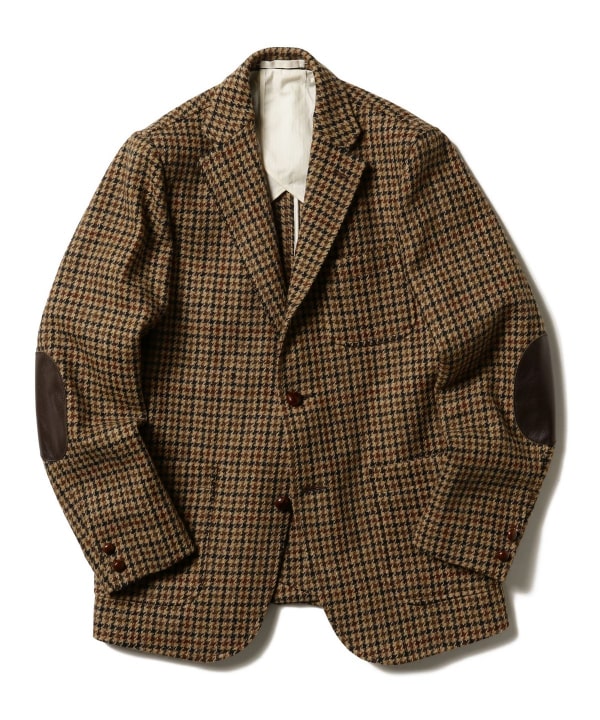 BEAMS PLUS 3B BEAMS PLUS Elbow Patch Harris Tweed (Jacket Casual