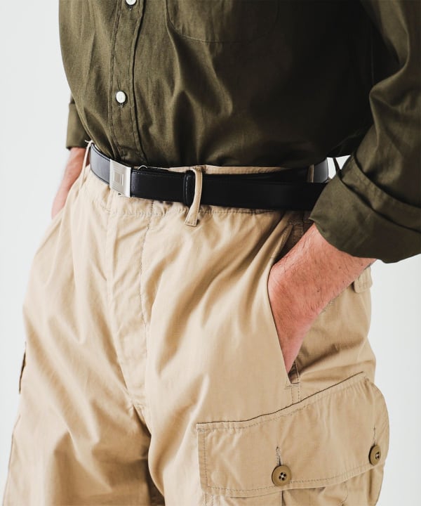 BEAMS PLUS（ビームス プラス）Plate Belt Dress Calf（ファッション