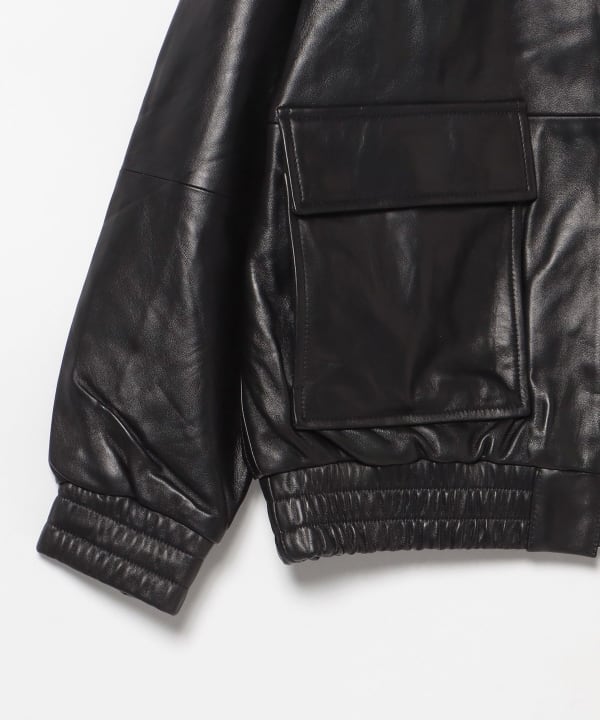 BEAMS HEART（ビームス ハート）レザー ブルゾン（ブルゾン レザー