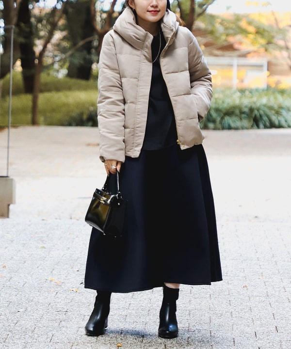 BEAMS HEART BEAMS HEART Neck Down Jacket (Blouson Down Jacket) for