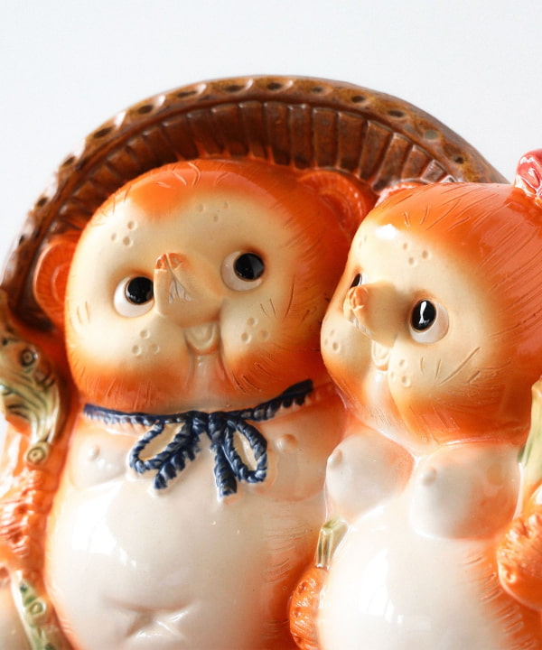 BEAMS JAPAN（ビームス ジャパン）【別注】信楽焼 たぬき カップル