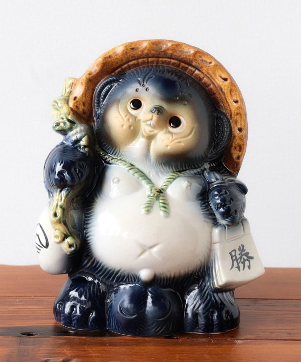 BEAMS JAPAN（ビームス ジャパン）【別注】信楽焼 たぬき 必勝 大