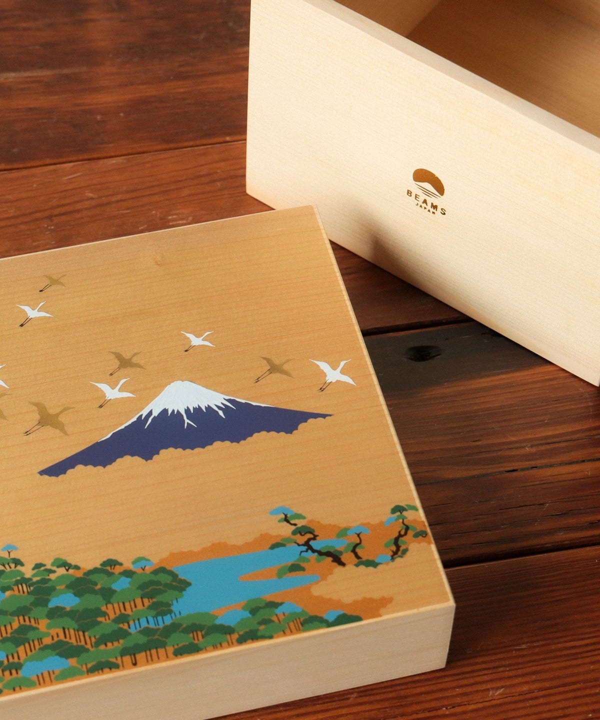 BEAMS JAPAN（ビームス ジャパン）【別注】大辻漆器 / 蒔絵木箱 松 大