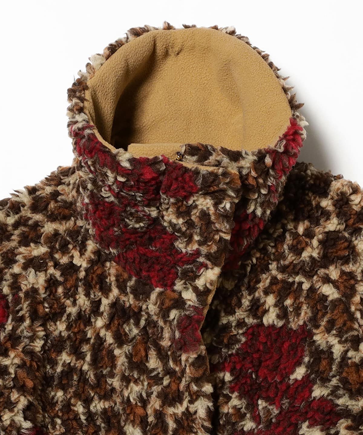 Ray BEAMS（レイ ビームス）FUMIE＝TANAKA / Leopard Boa Coat（コート