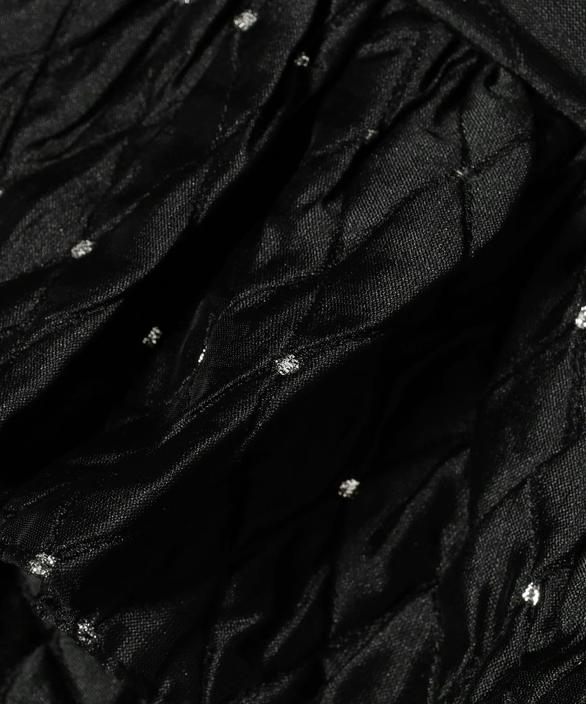 CAROLINA GLASER（カロリナ グレイサー）ラメドット フリル コート