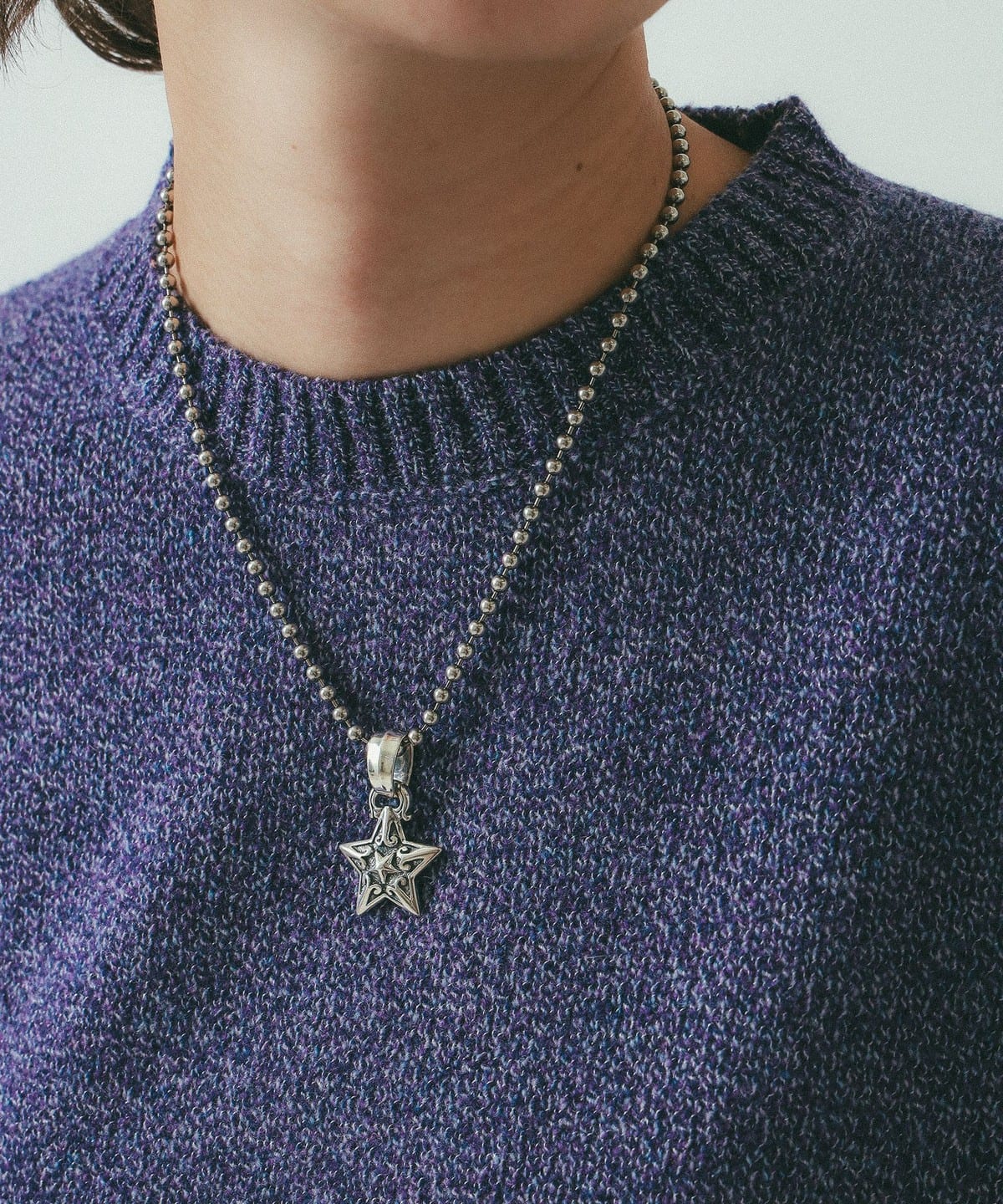 Bill Wall Leather（ビルウォールレザー）N876 - 4mm Ball Chain Skull