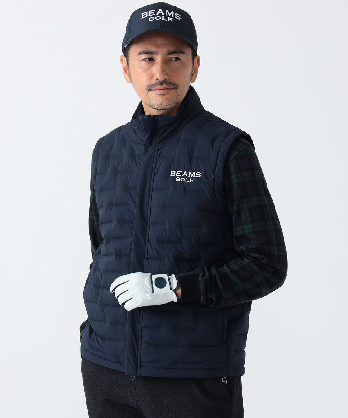 BEAMS GOLF BEAMS GOLF LABEL / Bonded Down Vest (Blouson Down Vest