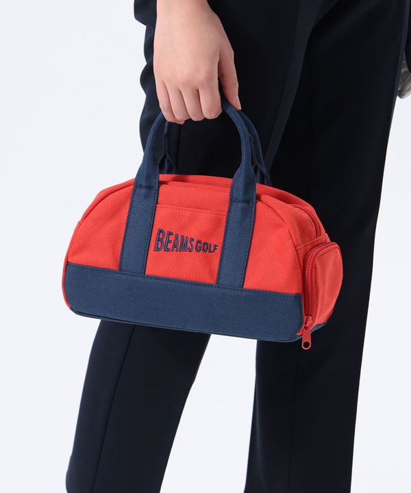 BEAMS GOLF（ビームス ゴルフ）ミニ キャンバス ボストンバッグ【保温