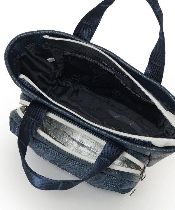 BEAMS GOLF（ビームス ゴルフ）スクリプトロゴ ネイビー カートバッグ