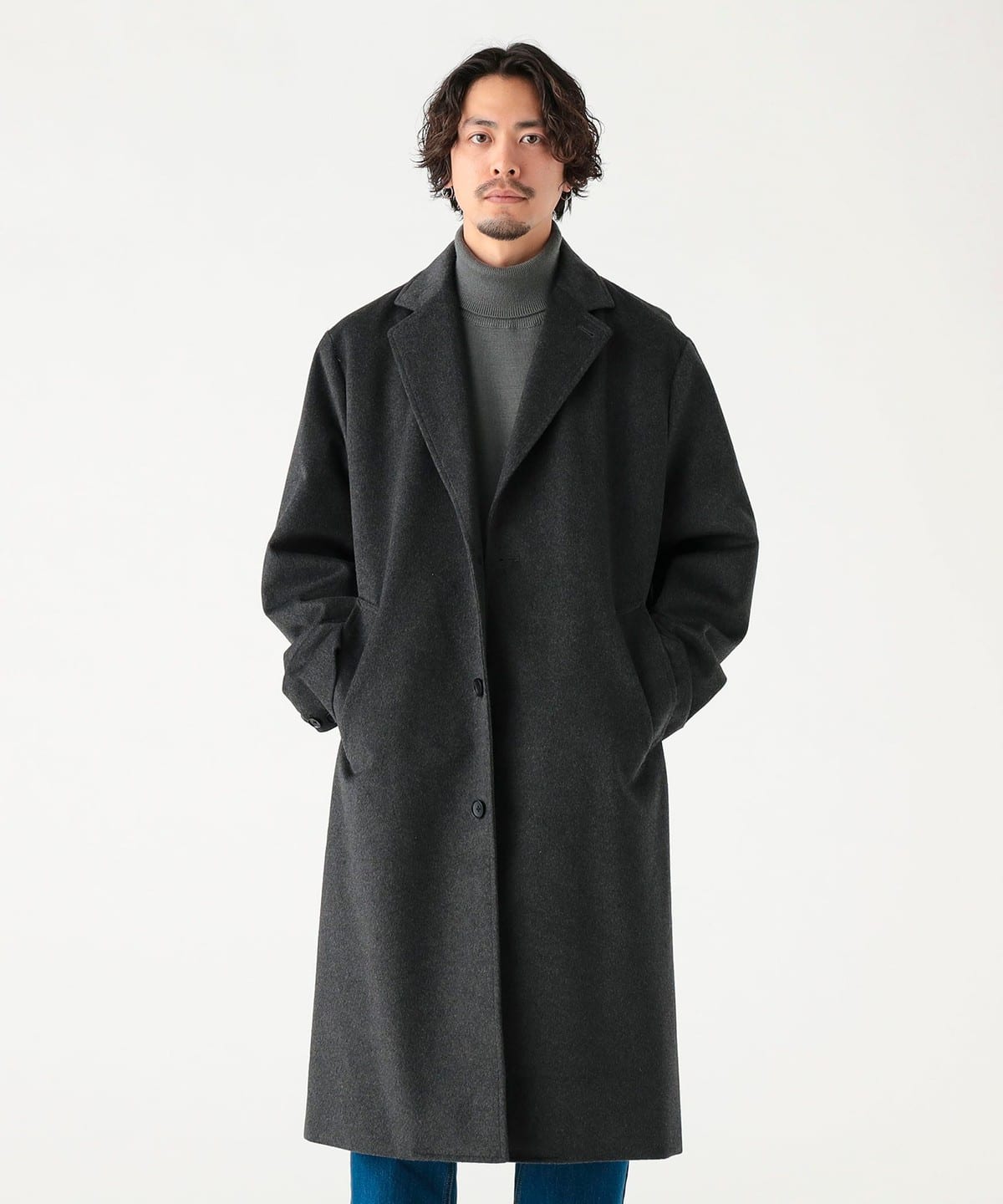 B:MING by BEAMS B:MING by BEAMS Wool Chesterfield Coat 2025FW