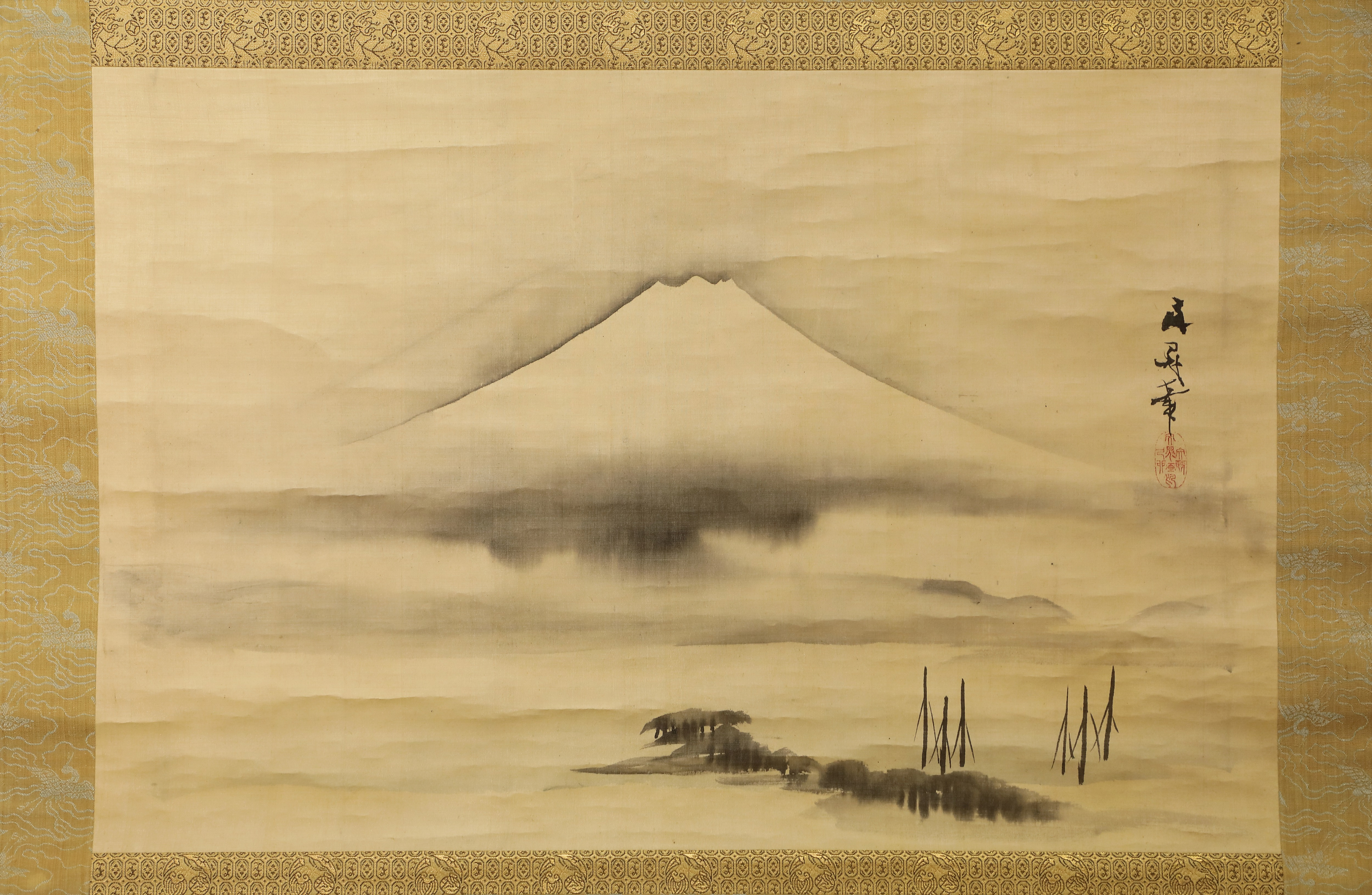 谷文晁・富士の絵 谷文晁 富士松原図 | 古美術瀬戸