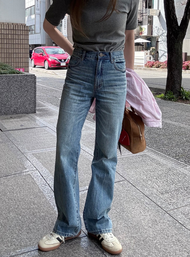 フレアデニムパンツ[cu161] | レディースファッション通販のグレイル