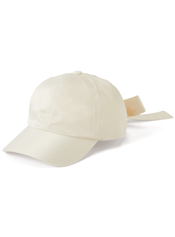 バックリボンサテンキャップ[bl133] | レディースファッション通販の