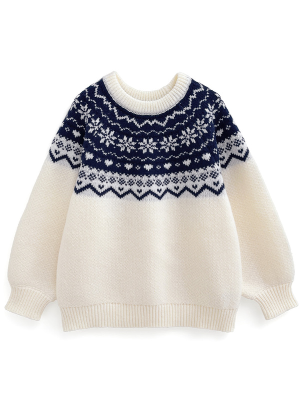 ノルディック柄ニットトップス[gn350] | レディースファッション通販の