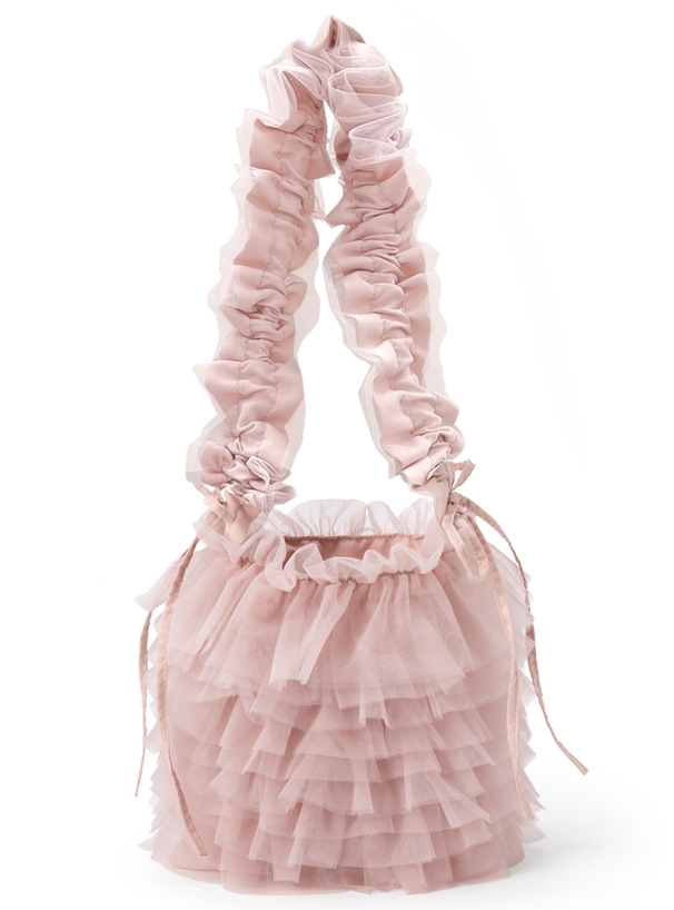 チュールフリルドロストバッグ[dd393] | レディースファッション通販の