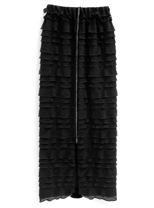 前後2Wayランダムフリルロングスカート[fo2025] | レディース