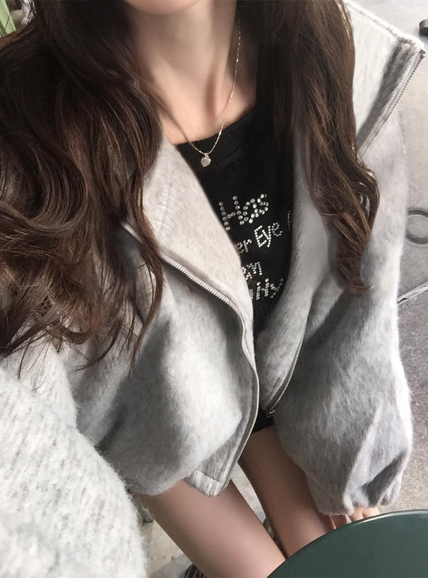 ダブルジップシャギーブルゾン[on263] | レディースファッション通販の