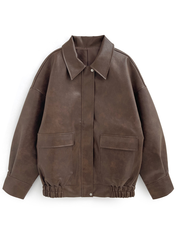 レザーブルゾン[on296] | レディースファッション通販のグレイル(GRL