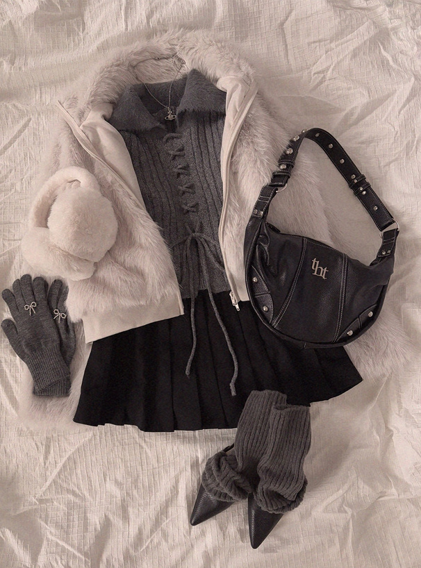 襟2Wayミダブルジップファーブルゾン[nk82] | レディースファッション