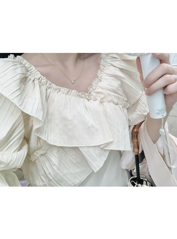 2wayクロスラッフルブラウス[nk20] | レディースファッション通販の