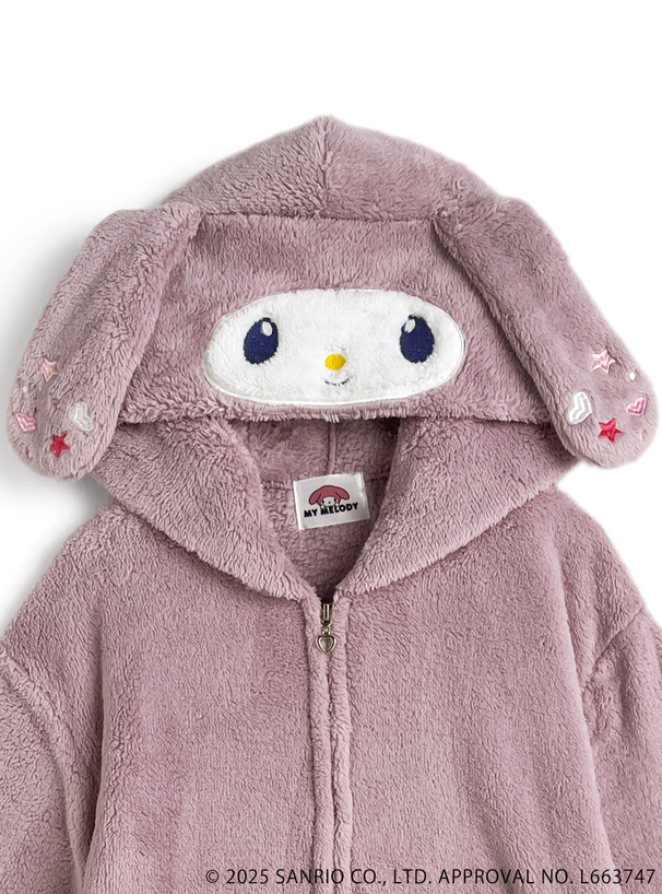 サンリオキャラクターズ マイメロディフードボアセットアップ[sf1174
