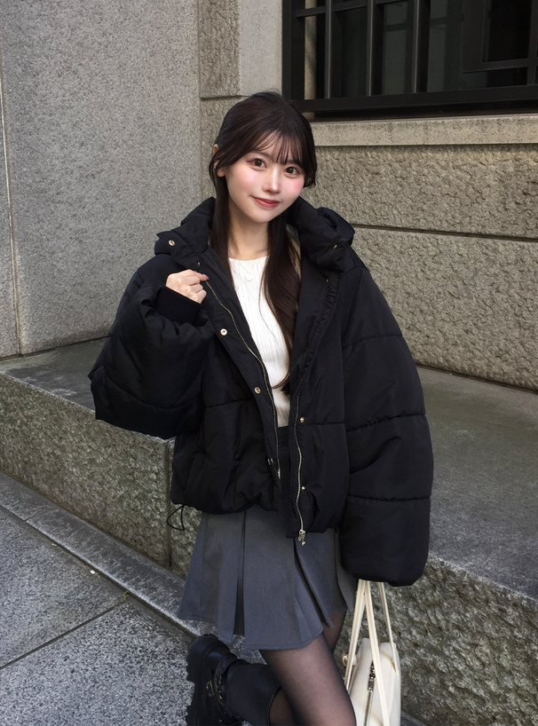 フード付き中綿ダウンジャケット[pm668] | レディースファッション通販