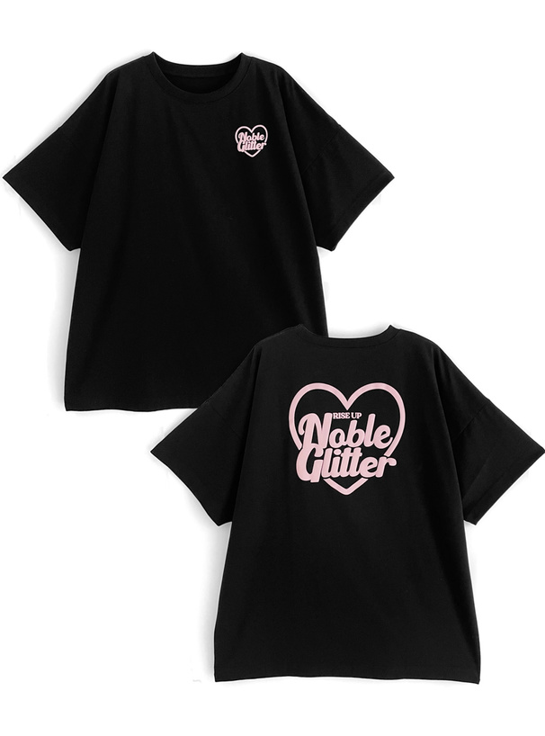 発泡ハートロゴビッグTシャツ[pm289] | レディースファッション通販の