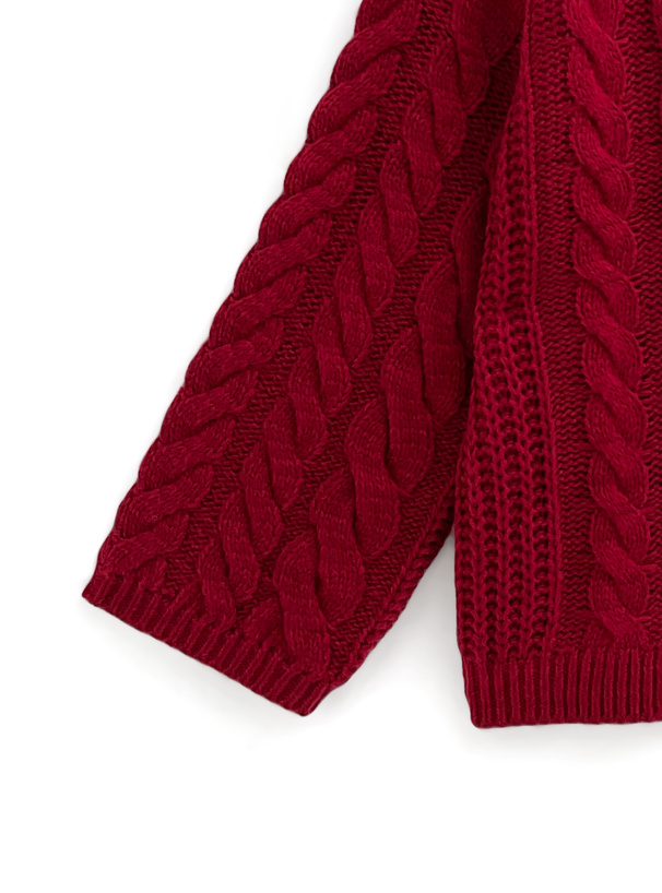 ローゲージケーブル編みニットトップス[tu1260] | レディース