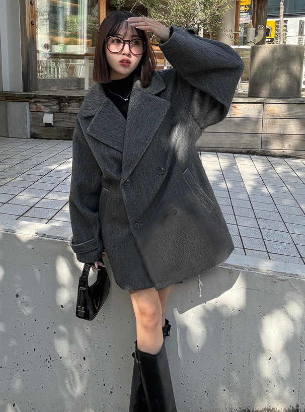 シャギーコクーンコート[ze839] | レディースファッション通販の