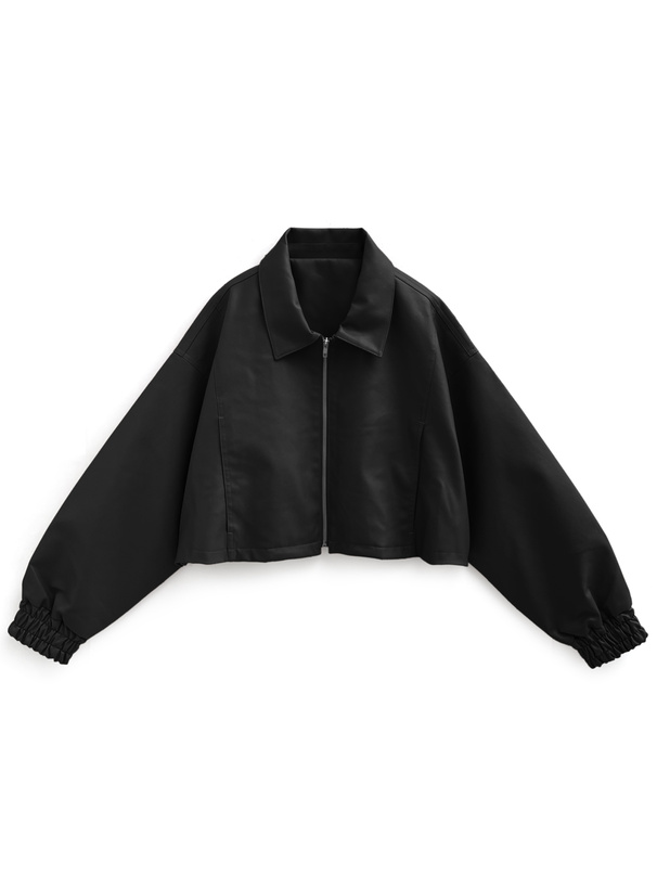 レザーショート丈ジャケット[ze864] | レディースファッション通販の