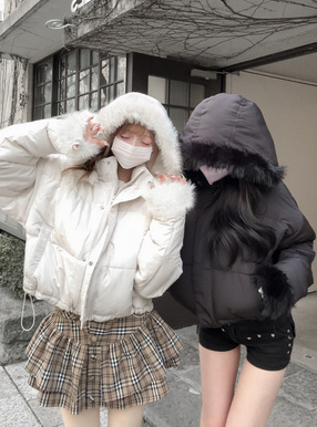 マルチWayフード付きファーダウンジャケット[kd81] | レディース