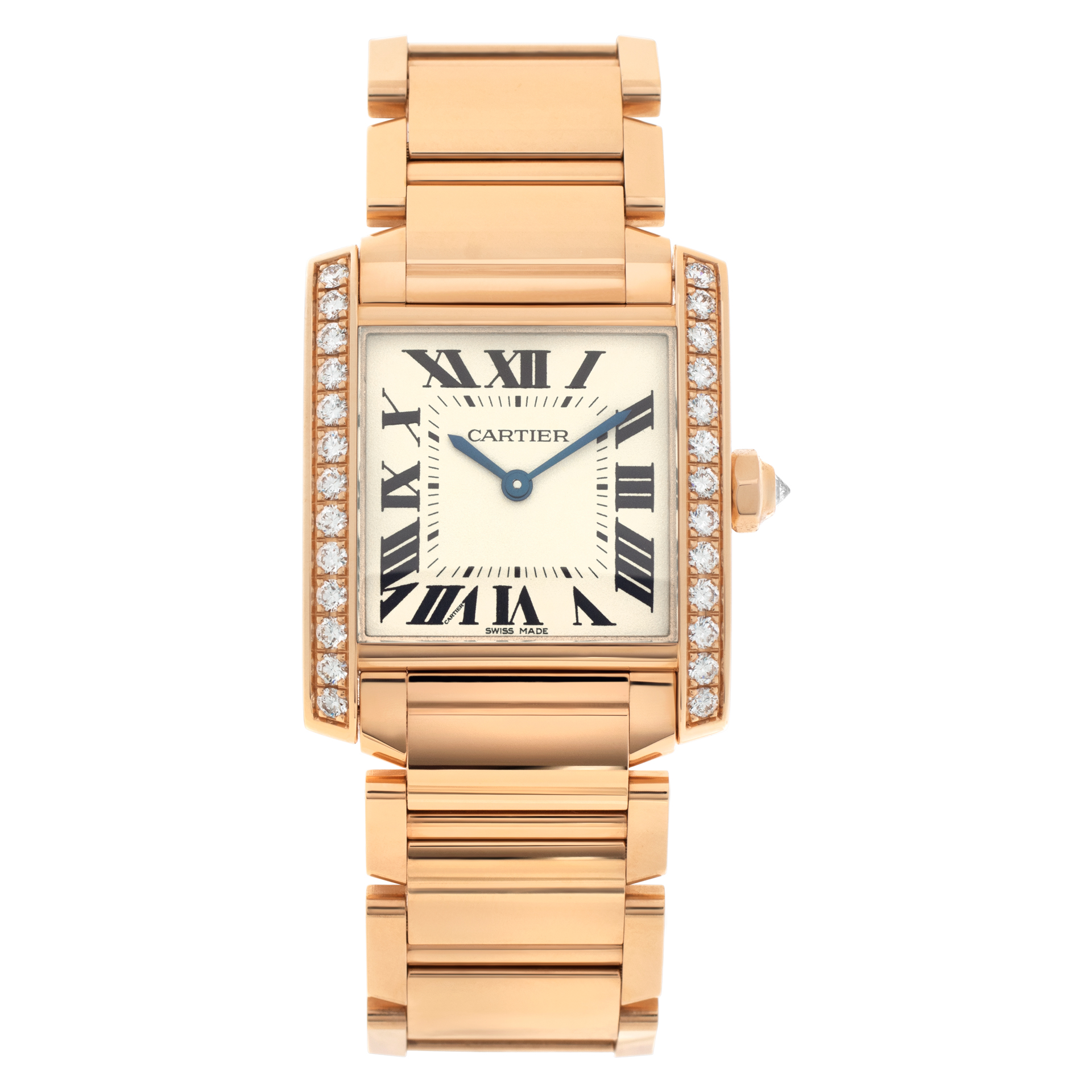 Cartier Tank Francaise WJTA0023 18k rose gold 25mm Quartz