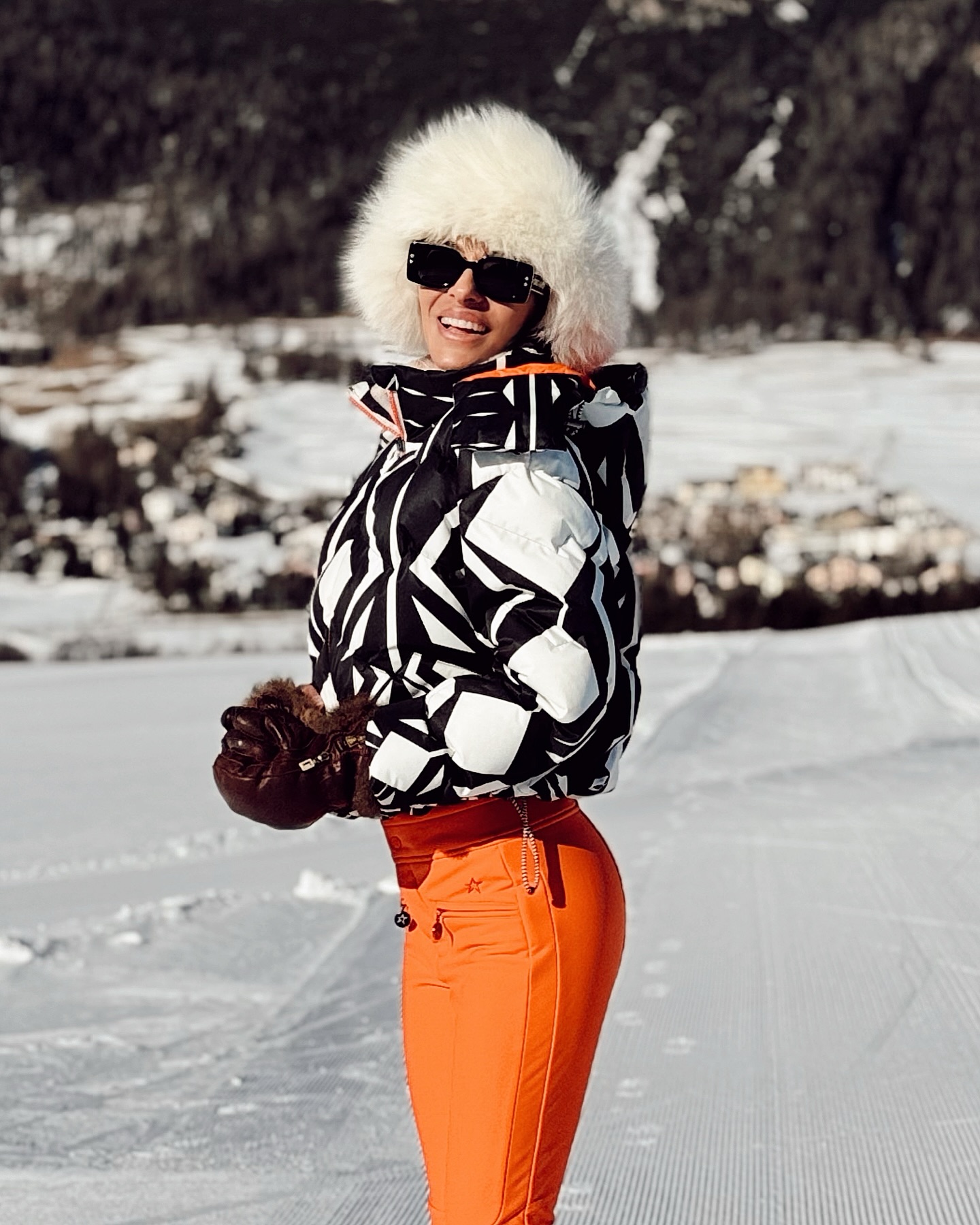 High-Waist Aurora Flare Ski Pant | Perfect Moment