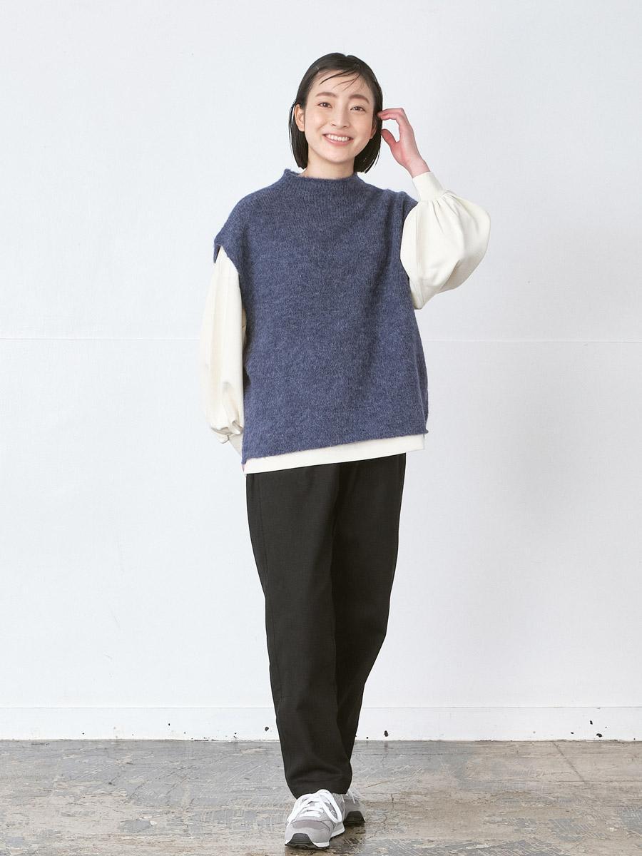 プルオーバーニットベスト 3ゲージキャメルライク | ニット | 【公式