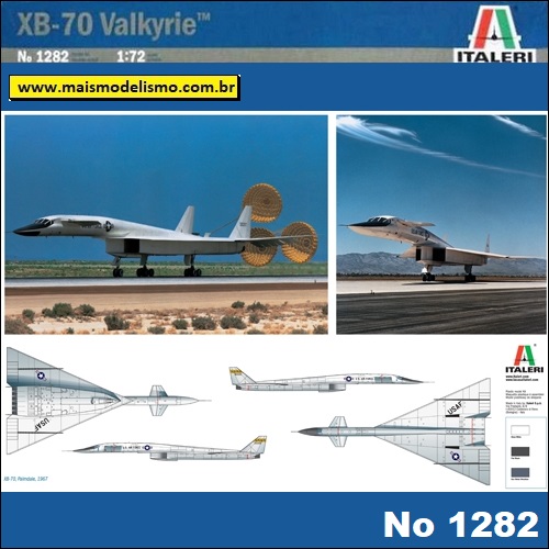 Italeri Plastimodelismo, North American XB70, Boeing, USAF NASA