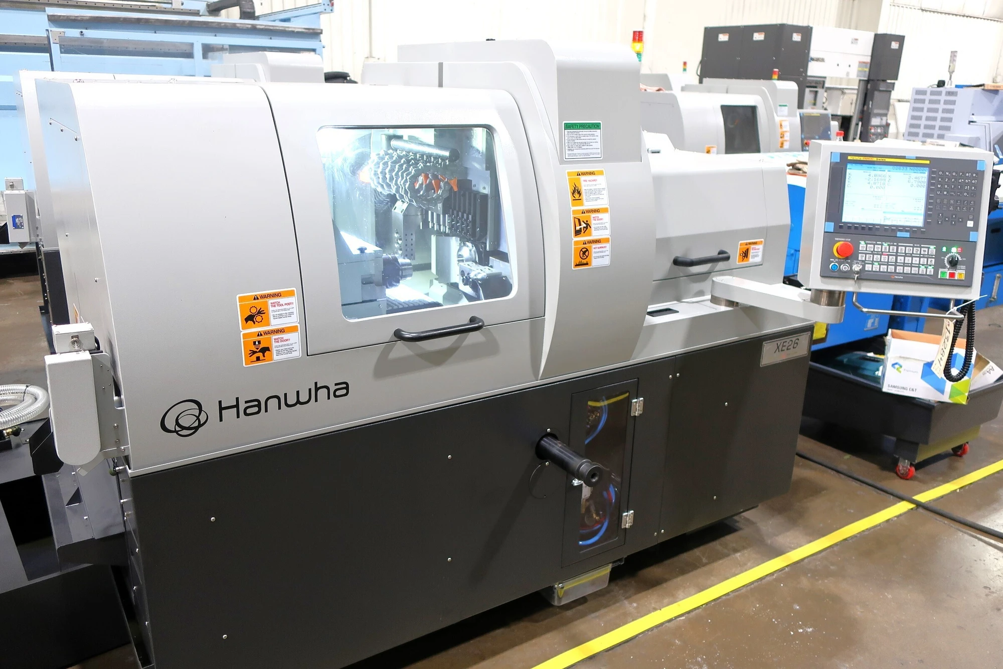 2022 HANWHA XE26 Swiss Type Automatic Screw Machines 13284 | CNC