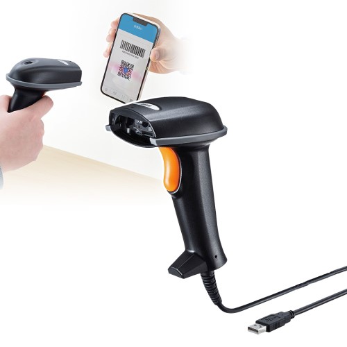 バーコードリーダー（2次元・1次元・QRコード・JAN・USB接続） BCR-005