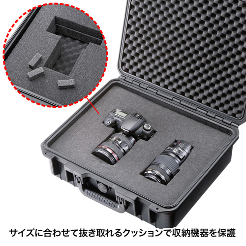 ハードケース（PP樹脂製・密閉ダイヤル・鍵付き・15.6型ワイド対応